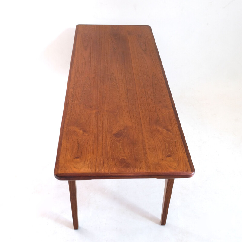Scandinavian vintage coffee table with extensions, 1960