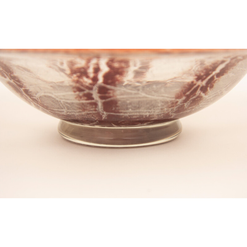 Art Deco Glass Bowl for Karl Wiedmann by WMF