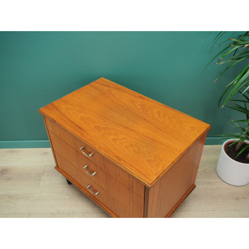 Vintage 1970 Scandinavian teak chest of drawers