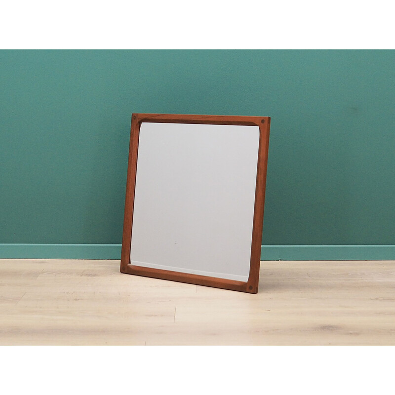 Mirror Kjersoaard Mid century solid teak scandinavian 1970