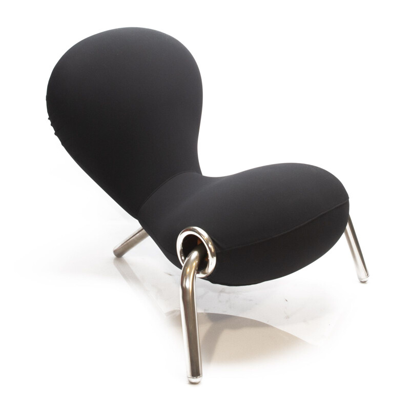 Black Embryo Lounge Chair by Marc Newson for Cappellini, 1990s