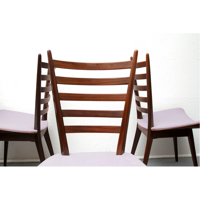 Pastoe set of 4 dining chairs, Cees BRAAKMAN - 1950s
