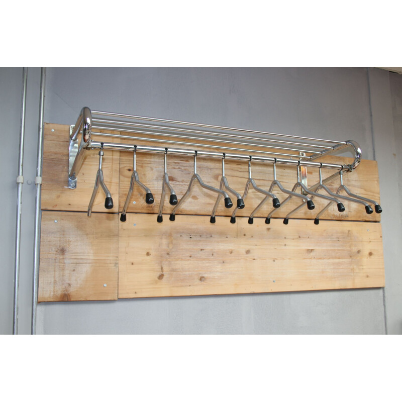  Large wall coat rack with separate hangers