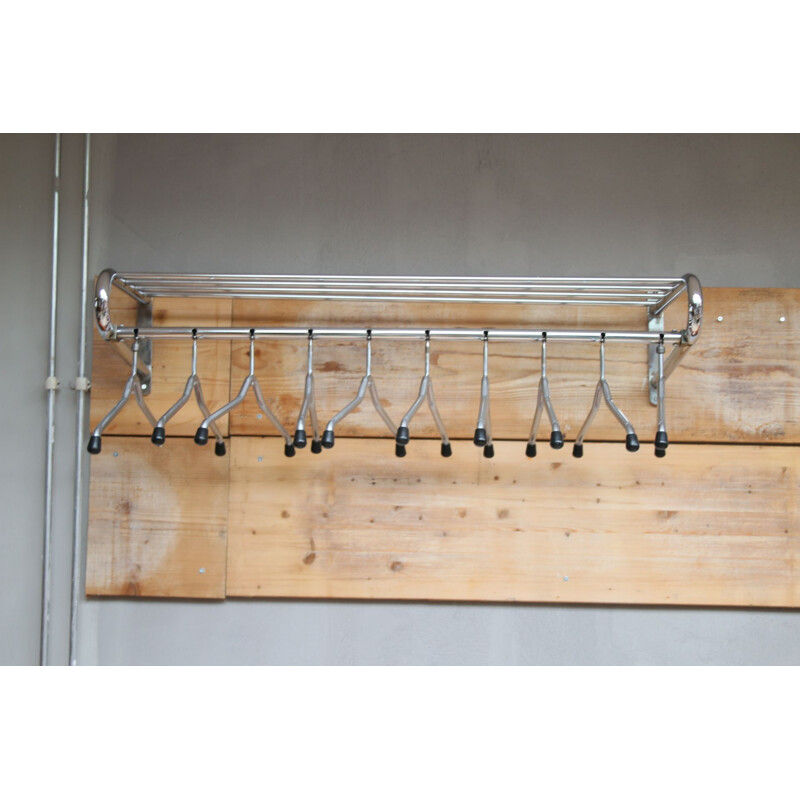  Large wall coat rack with separate hangers