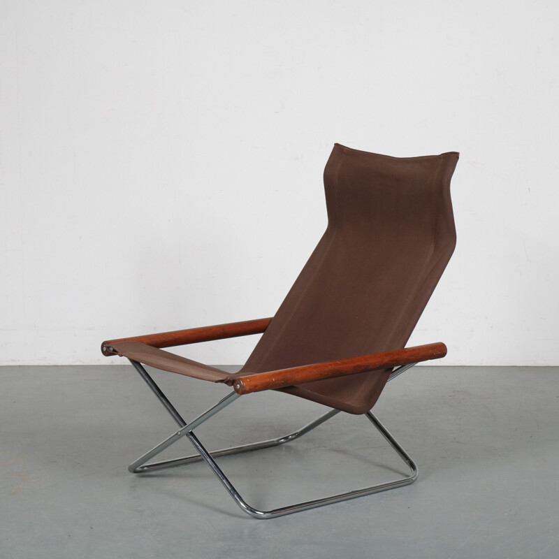 Folding lounge chair  Takeshi Nii, by Jox Interni in Italy 1970s
