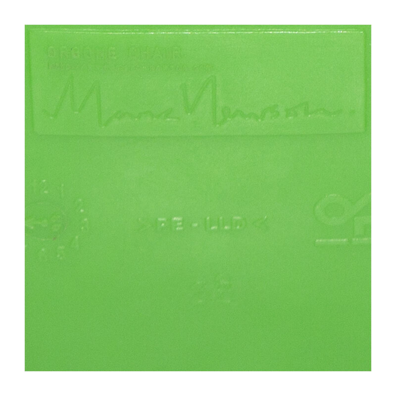 Fauteuil vintage l'Orgone vert par Marc Newson