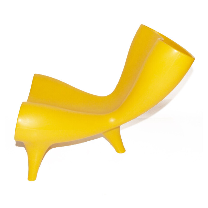 Vintage Yellow Orgone armchair by Marc Newson