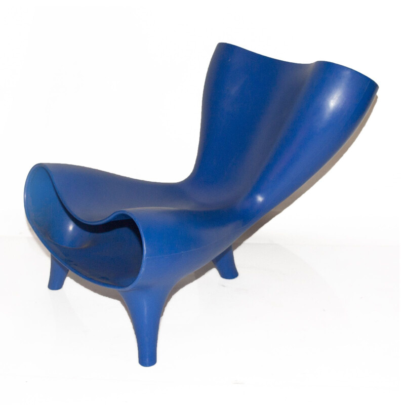 Blue Orgone vintage armchair by Marc Newson