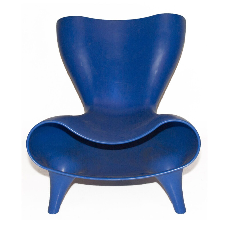 Blue Orgone vintage armchair by Marc Newson