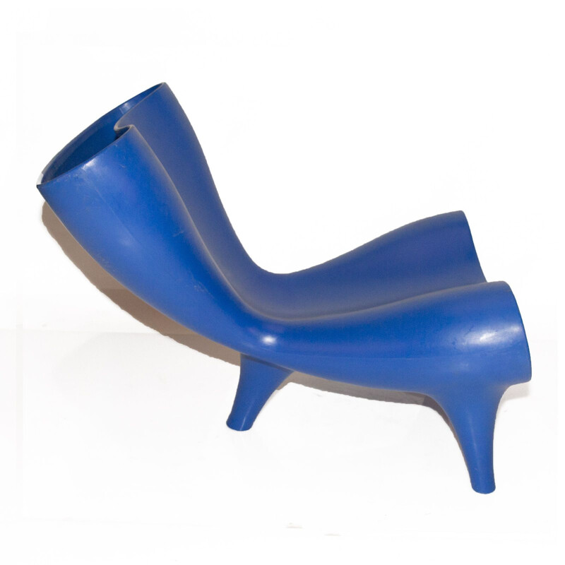 Blue Orgone vintage armchair by Marc Newson