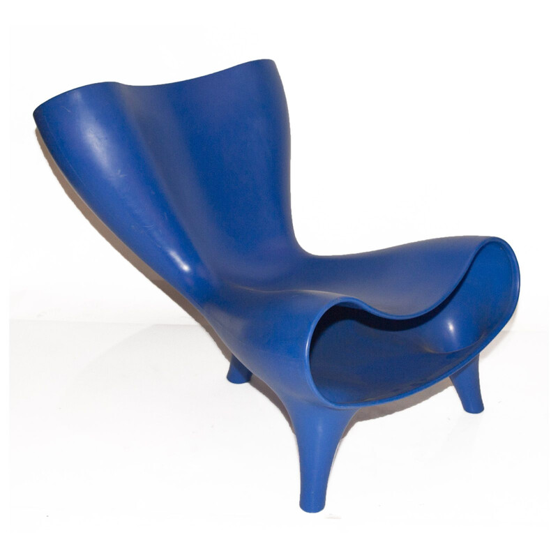 Blue Orgone vintage armchair by Marc Newson