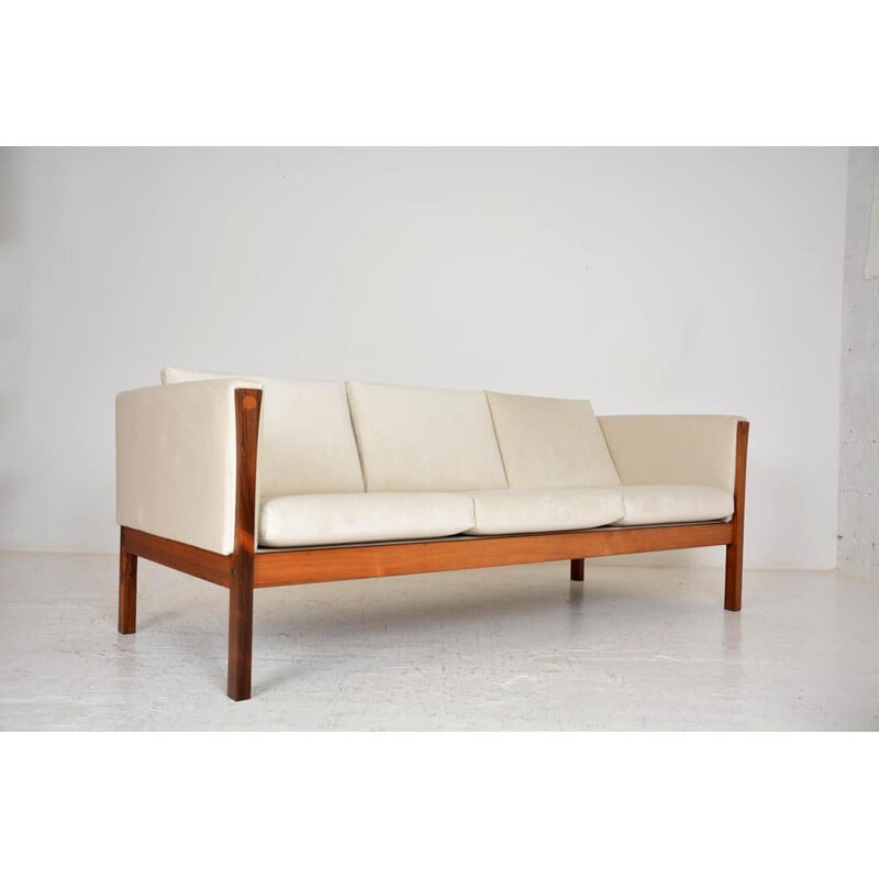 Vintage Danish 3 seater sofa by designer Hans J Wegner 1960