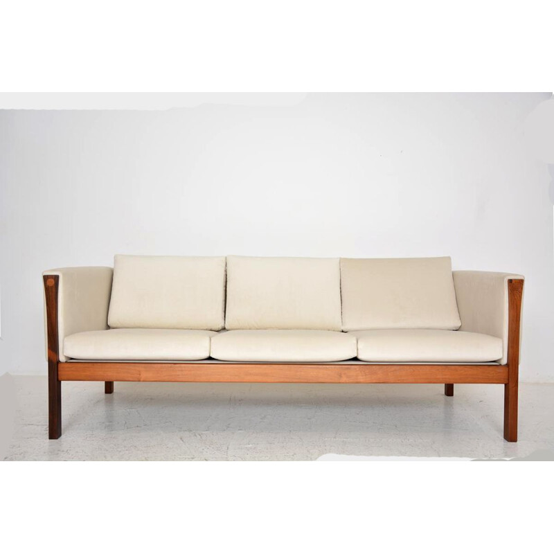 Vintage Danish 3 seater sofa by designer Hans J Wegner 1960