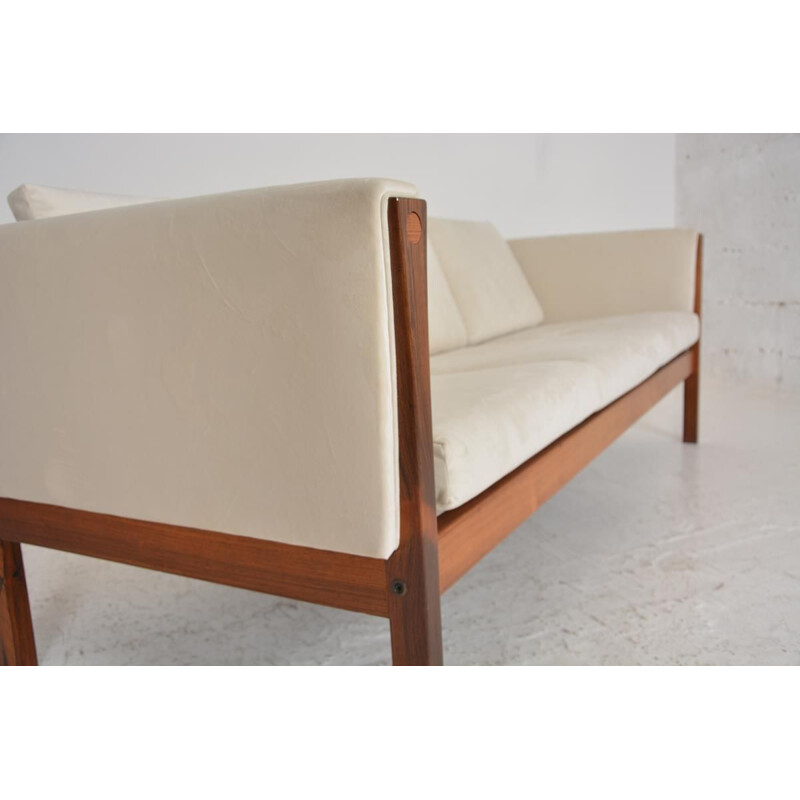 Vintage Danish 3 seater sofa by designer Hans J Wegner 1960