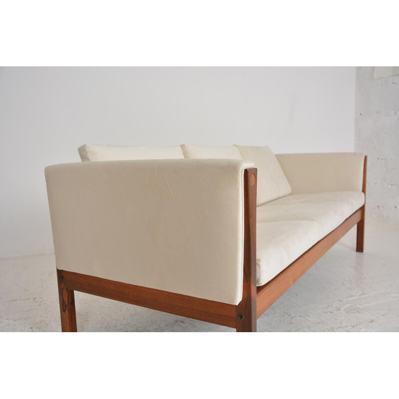 Vintage Danish 3 seater sofa by designer Hans J Wegner 1960