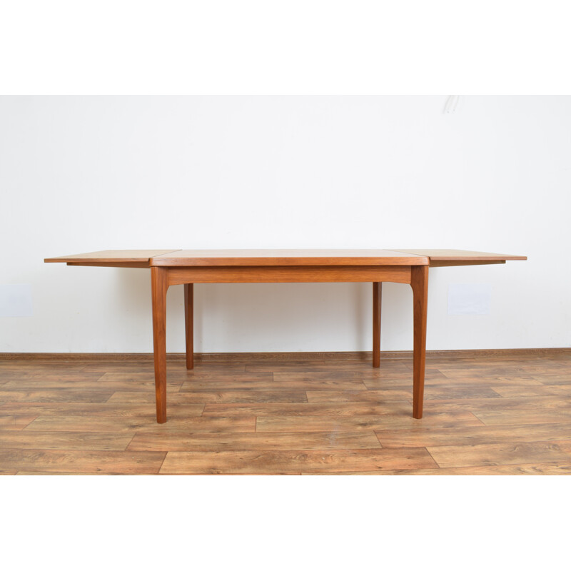 Mid-Century Teak Extendable Dining Table by Henning Kjærnulf for Vejle Mobelfabrik, 1960s