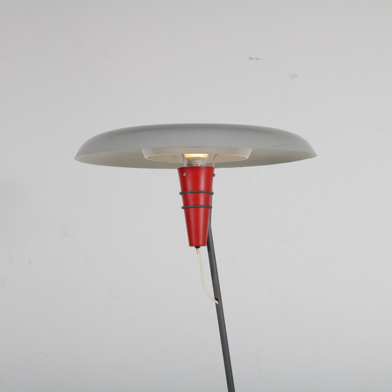 Lampada da terra vintage per Philips, Louis Kalff 'NX38' Paesi Bassi 1950