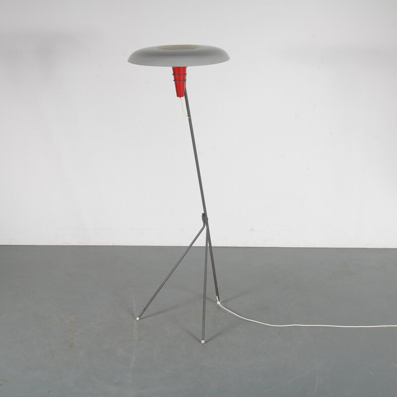 Vintage vloerlamp voor Philips, Louis Kalff 'NX38' Nederland 1950