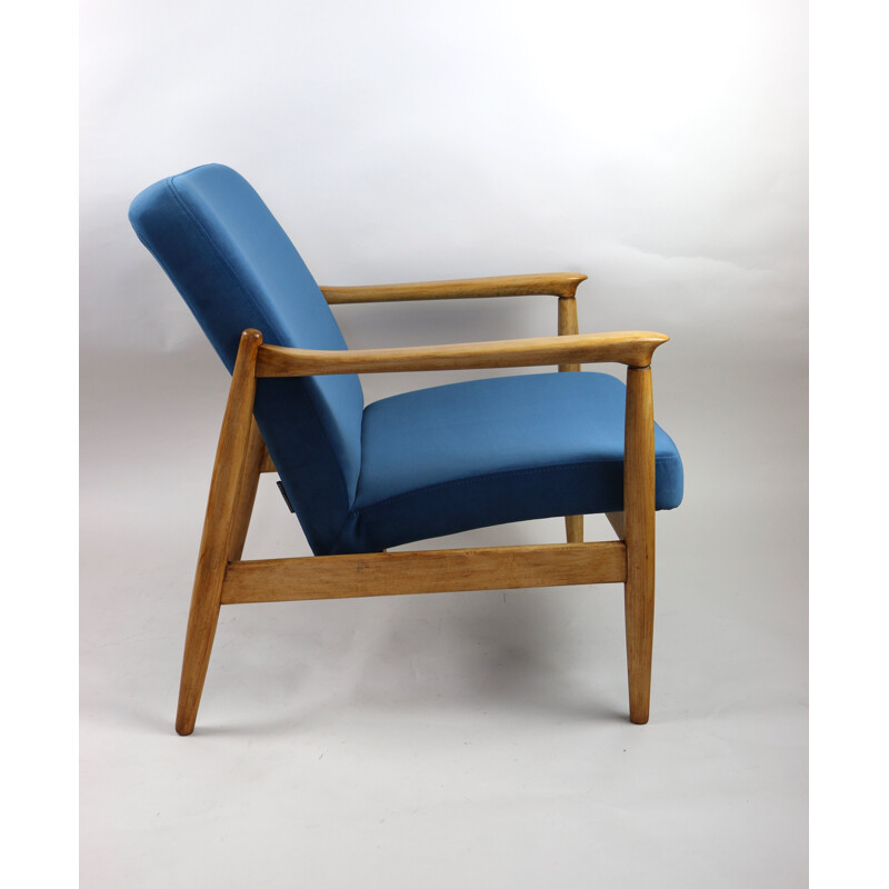 Vintage Blue Jade Easy Chair by Edmund Homa, 1970s