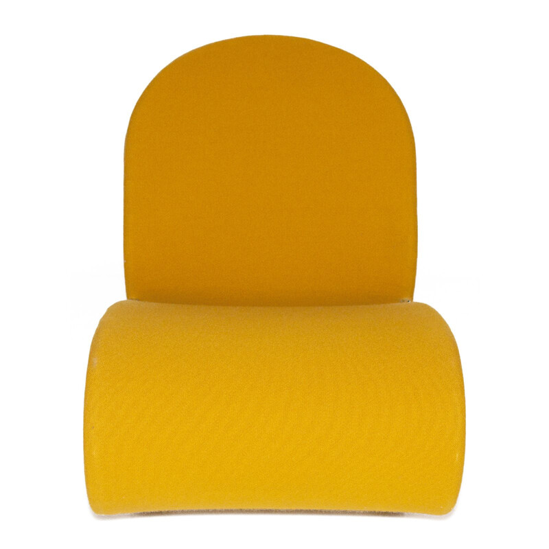 Yellow G Lounge Chair by Verner Panton for Fritz Hansen, 1970s