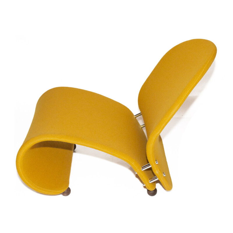 Yellow G Lounge Chair by Verner Panton for Fritz Hansen, 1970s