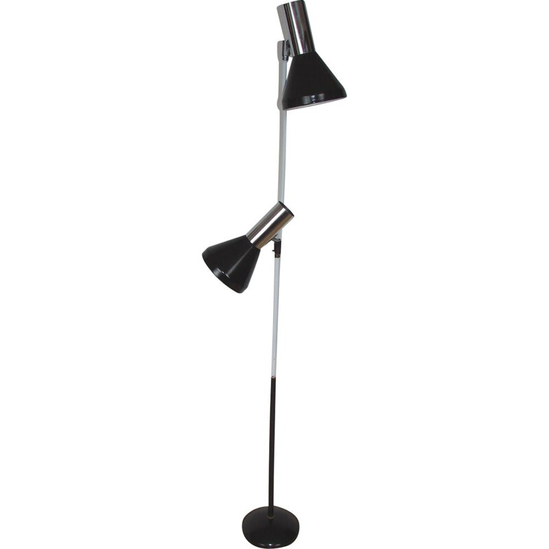 Floor lamp Hustadt, metal and aluminium 1970s