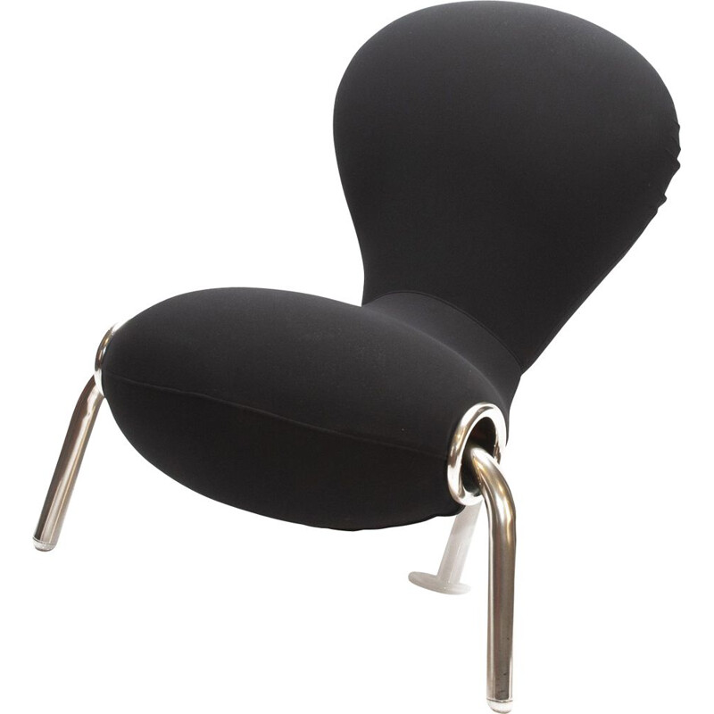 Black Embryo Lounge Chair by Marc Newson for Cappellini, 1990s