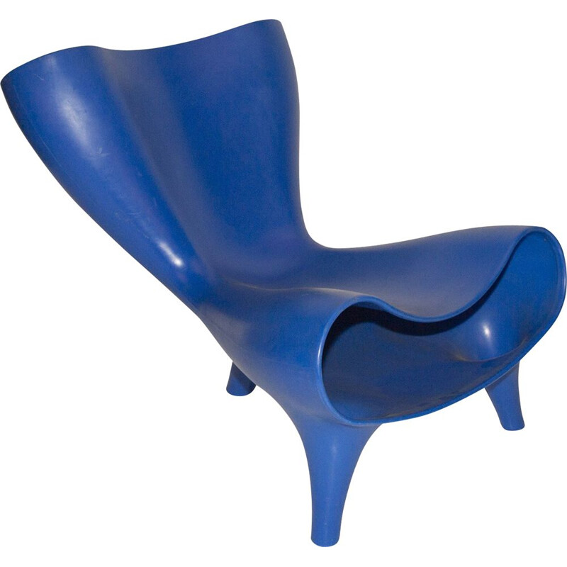 Blue Orgone vintage armchair by Marc Newson