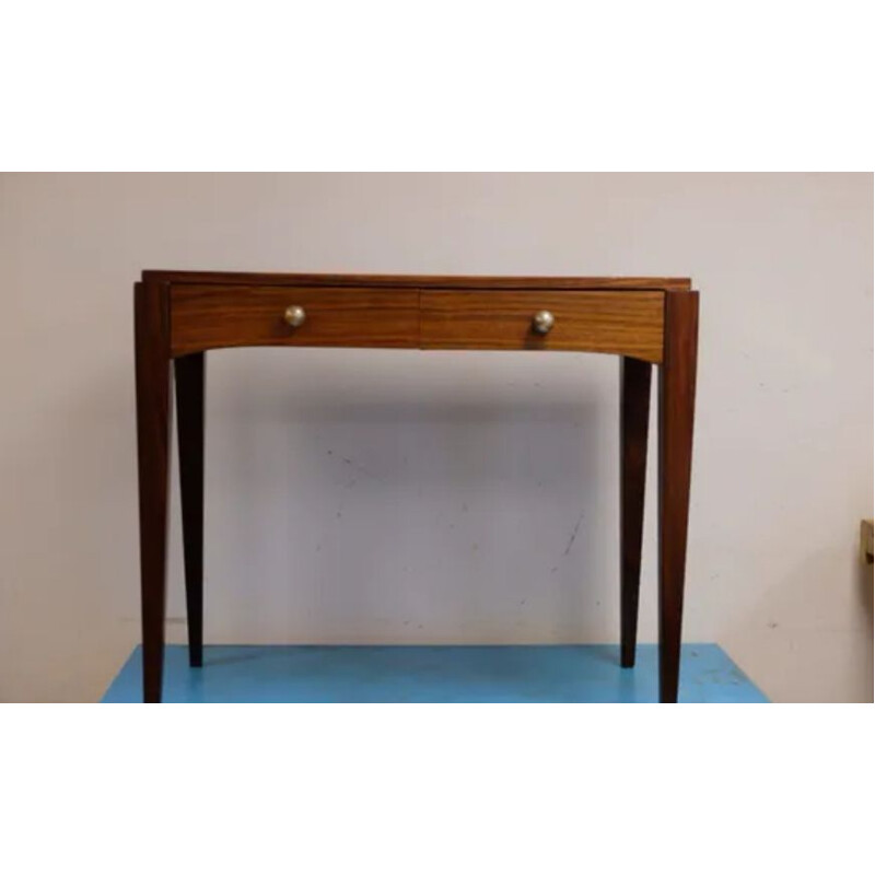 Vintage art deco rosewood veneer desk 1930