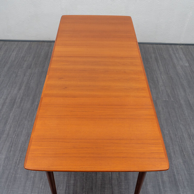 Large dining table, teak, Gustav Bahus, Norway 1960s