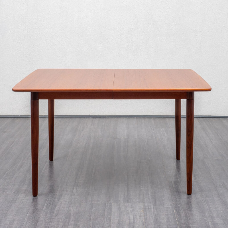 Large dining table, teak, Gustav Bahus, Norway 1960s