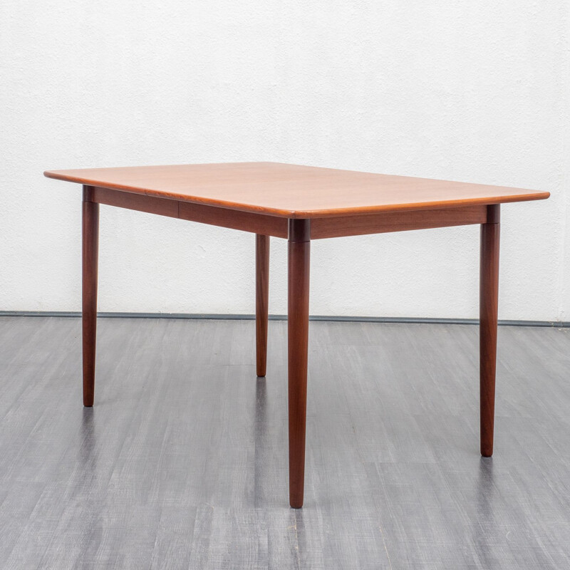 Large dining table, teak, Gustav Bahus, Norway 1960s