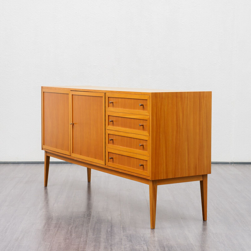 Restored sideboard in ashwood, pannelled doors 1960s