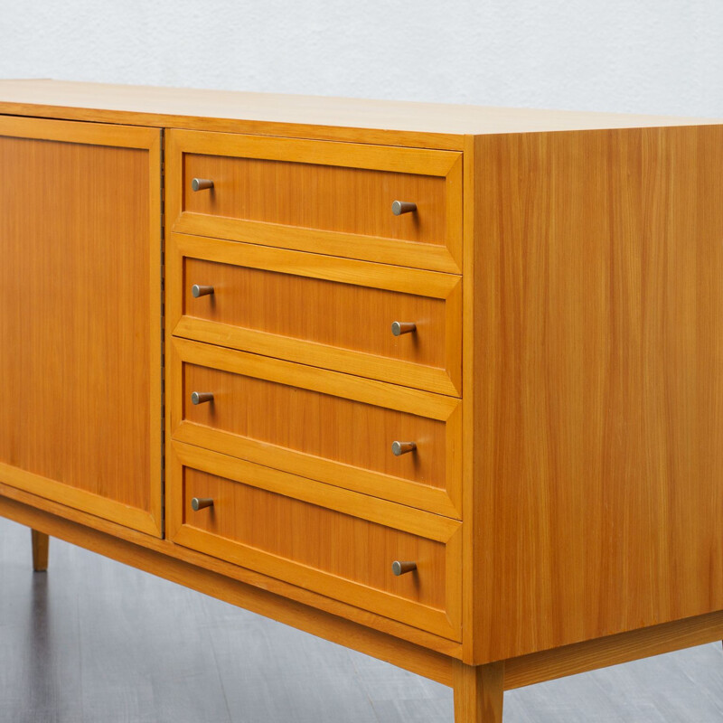 Restored sideboard in ashwood, pannelled doors 1960s