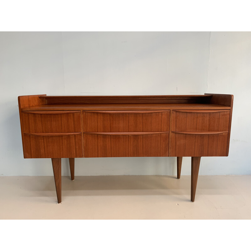 Vintage sideboard teak by Frank Guille for Austinsuit England 1960's