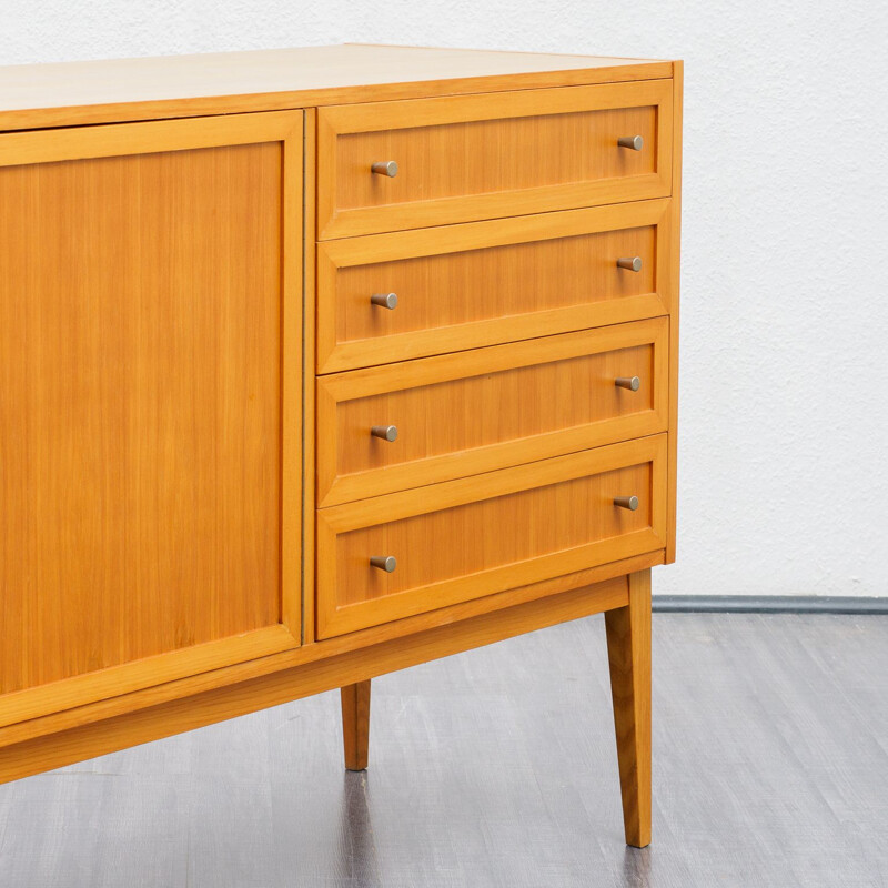 Restored sideboard in ashwood, pannelled doors 1960s