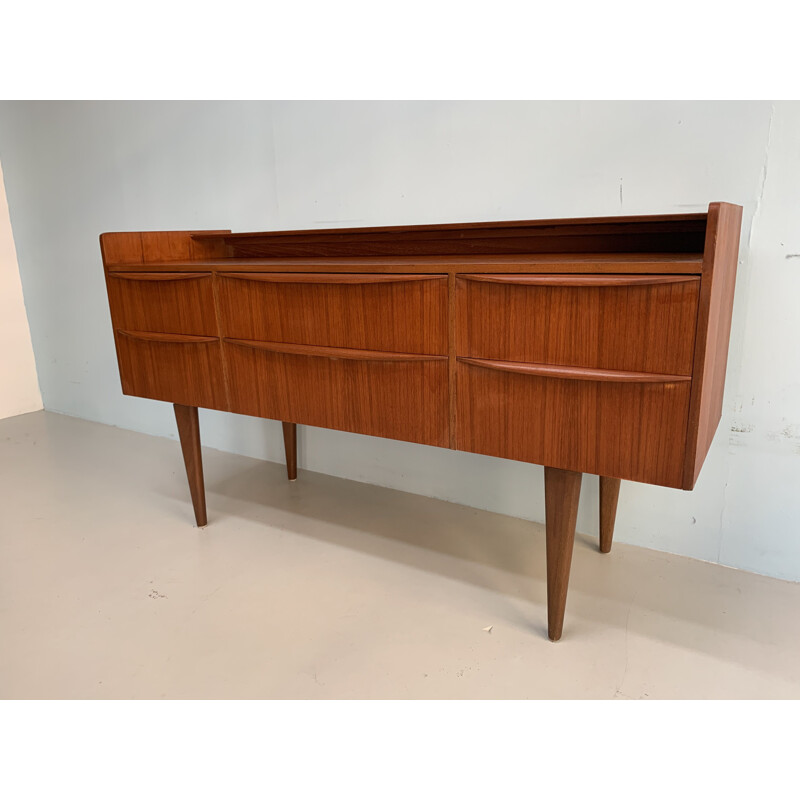 Vintage sideboard teak by Frank Guille for Austinsuit England 1960's