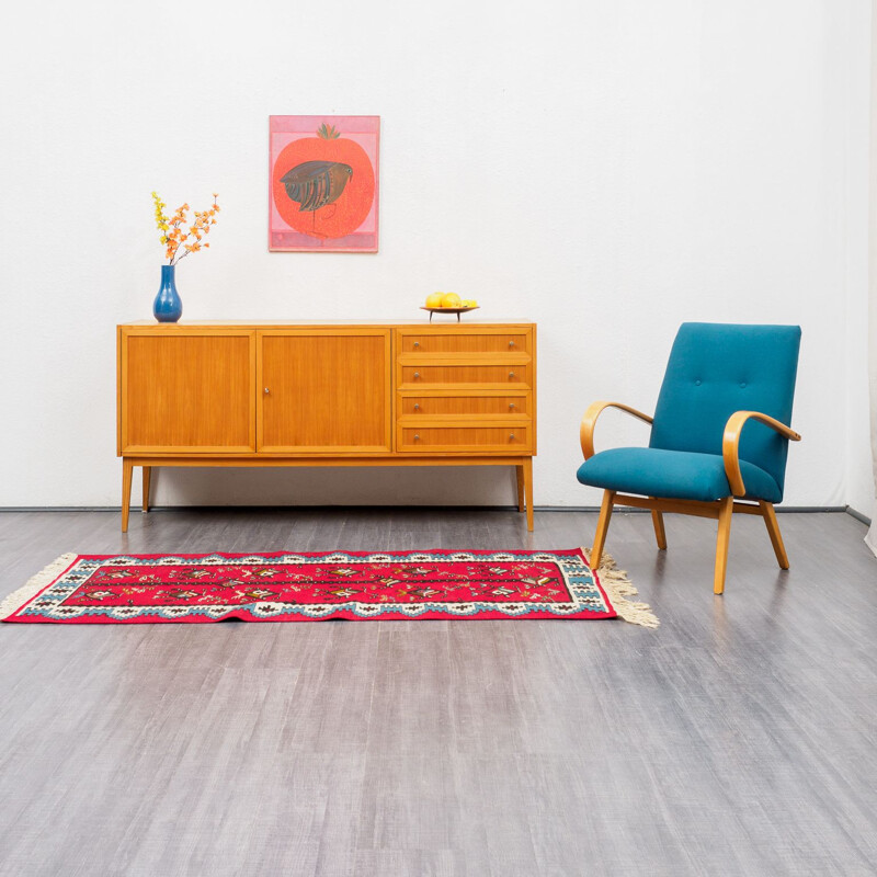 Restored sideboard in ashwood, pannelled doors 1960s