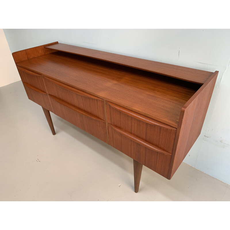 Vintage sideboard teak by Frank Guille for Austinsuit England 1960's