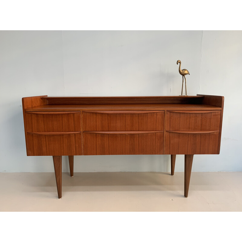 Vintage sideboard teak by Frank Guille for Austinsuit England 1960's