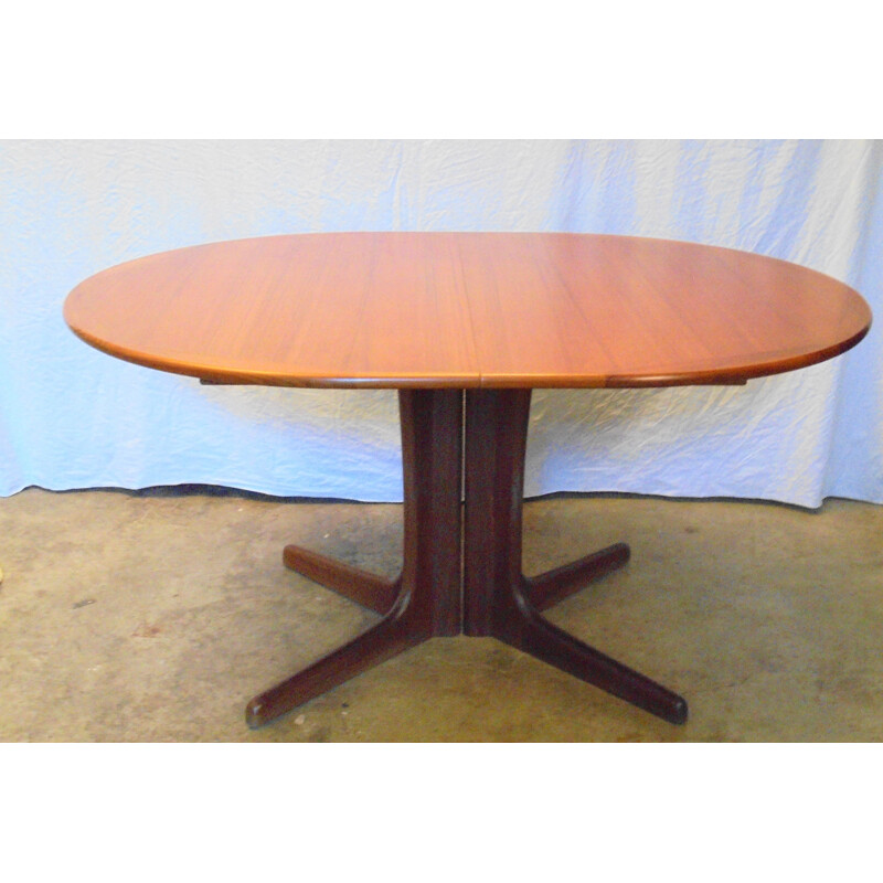 Vintage teak extensible table 1960