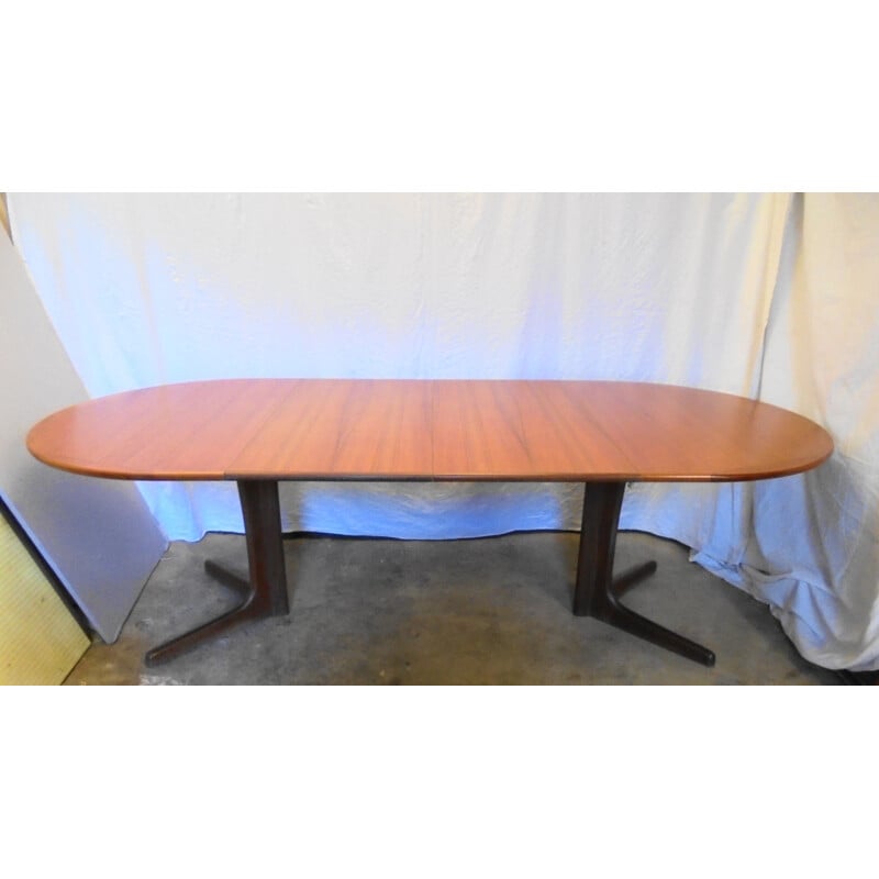 Vintage teak extensible table 1960