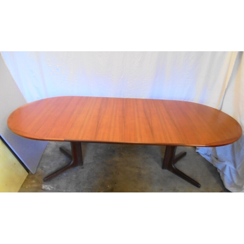 Vintage teak extensible table 1960