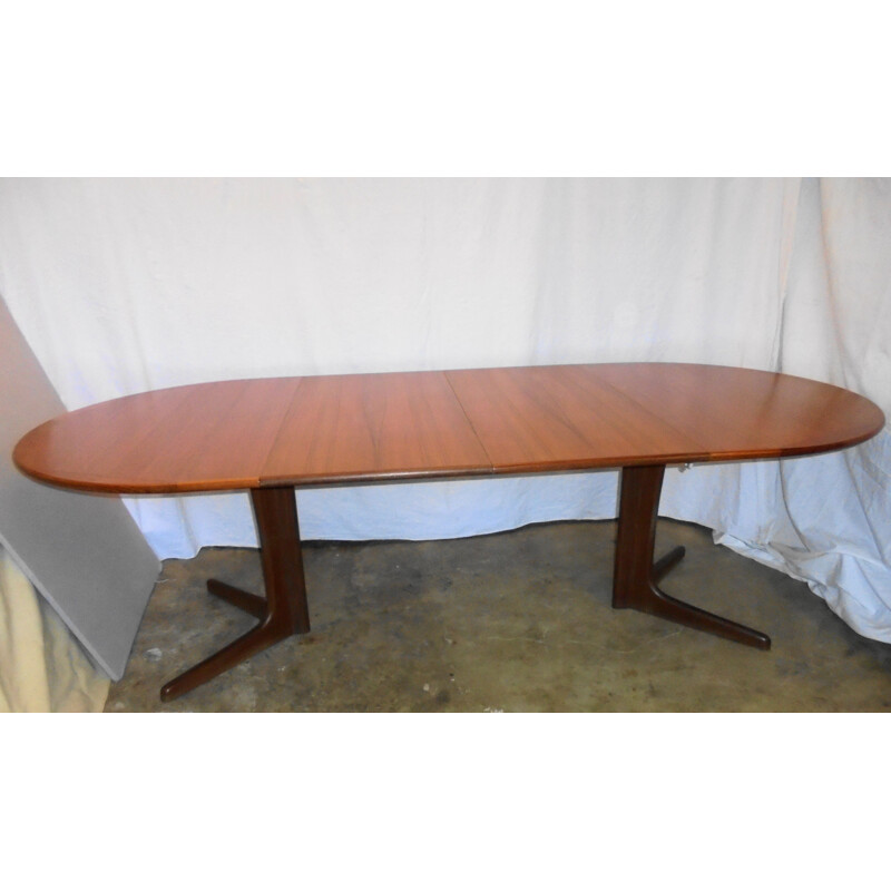 Vintage teak extensible table 1960