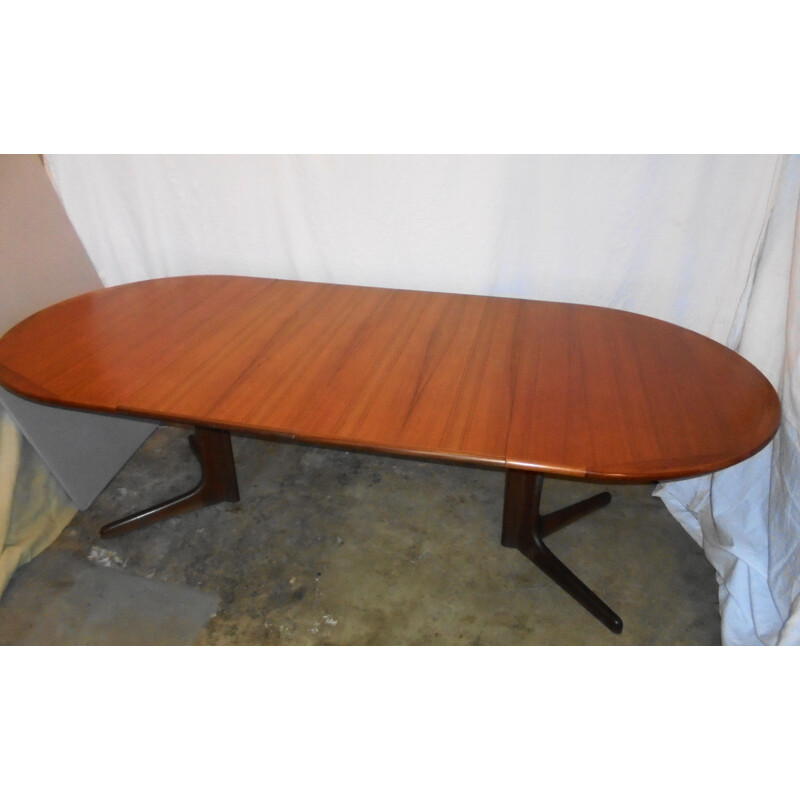 Vintage teak extensible table 1960