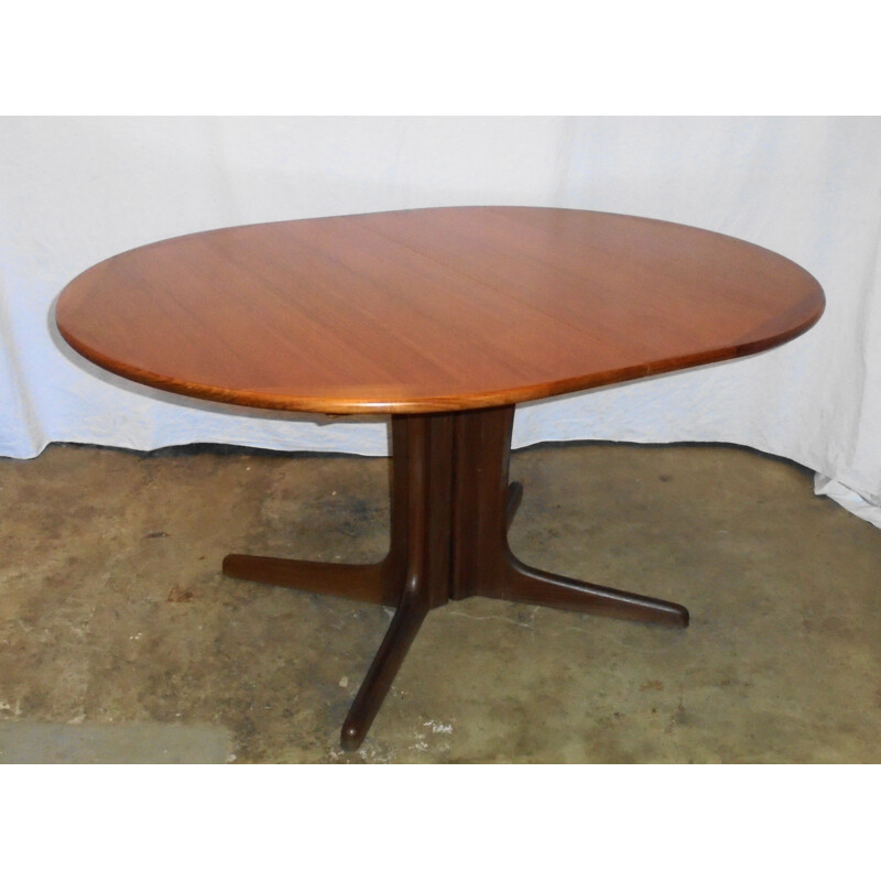 Vintage teak extensible table 1960