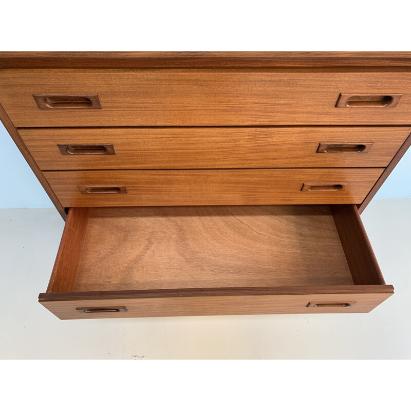 Danish Mid century teak chest of drawers 1960