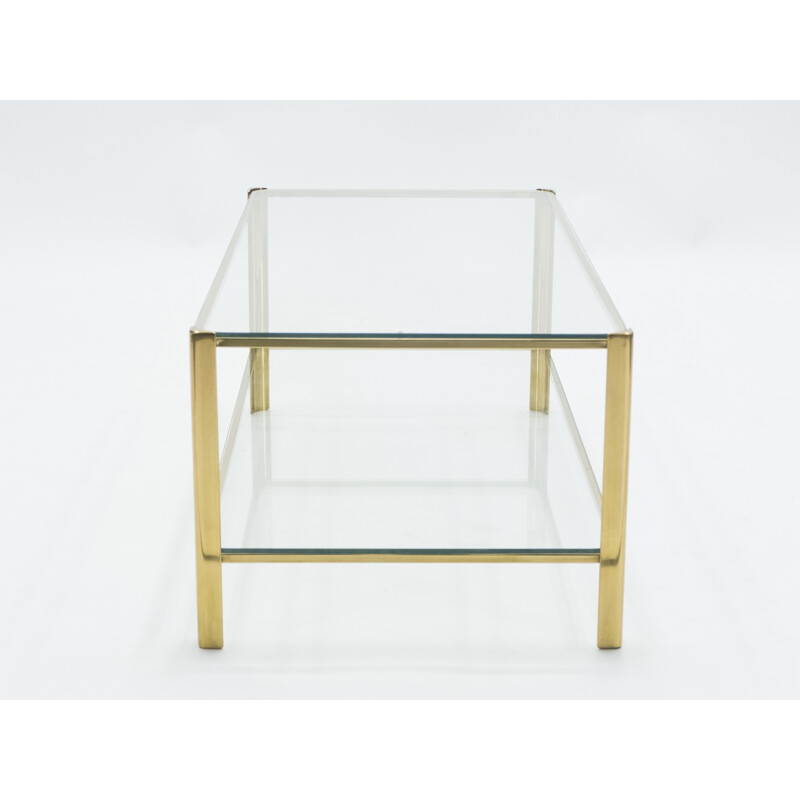 Small coffee table in bronze by Jacques Quinet