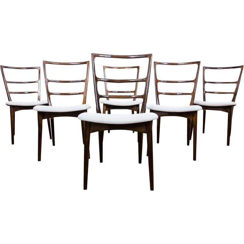 Set Of 6 Chairs vintage By Marian Grabiński, 1960's
