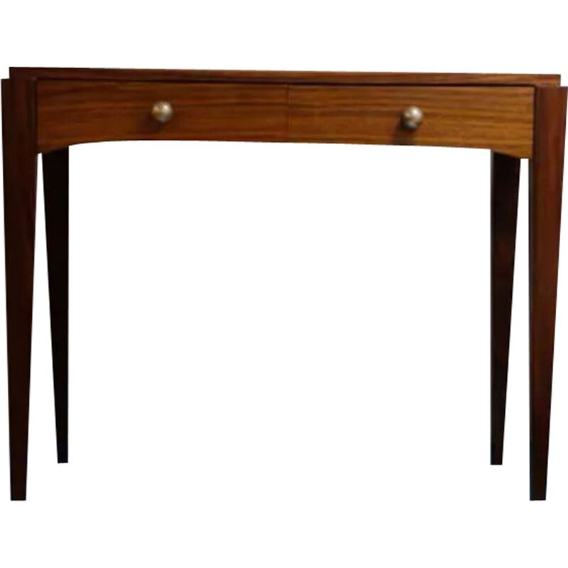 Vintage art deco rosewood veneer desk 1930